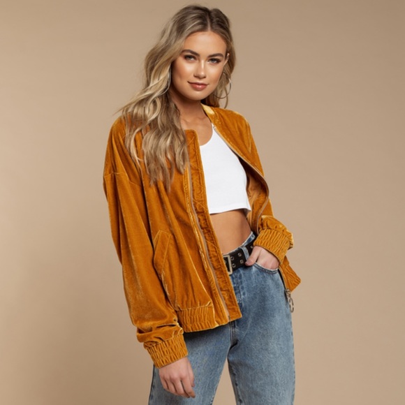 Honey Punch Velvet Bomber Jacket - Picture 4 of 7